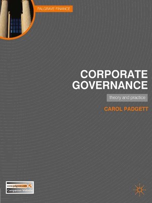 cover image of Corporate Governance